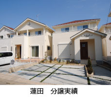 蓮田　分譲実績