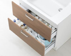 化粧台は2段引き出しタイプ