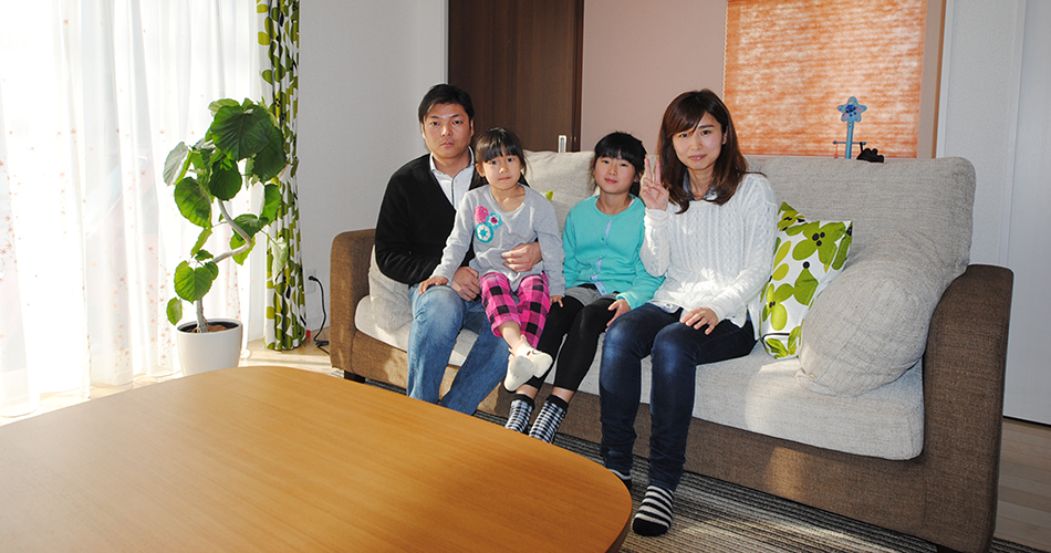 広いリビングとお風呂がお気に入り！パパ、ありがとう！