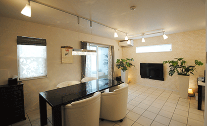 一続きのリビング