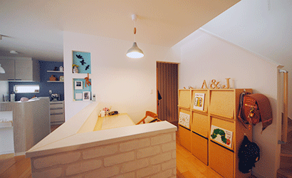 一続きのリビング