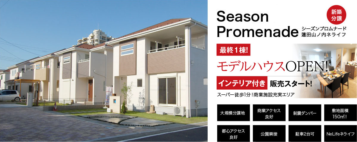 蓮田山ノ内プレミアムNelifeプロジェクト。憧れが叶う理想の家。家事楽ブランドNeLifeの家。