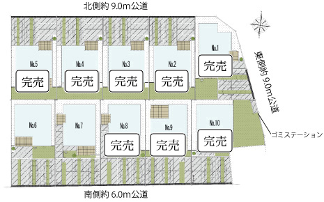 スクエアライフ鴻巣吹上区画・間取り