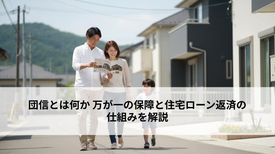 団信とは何か 万が一の保障と住宅ローン返済の仕組みを解説