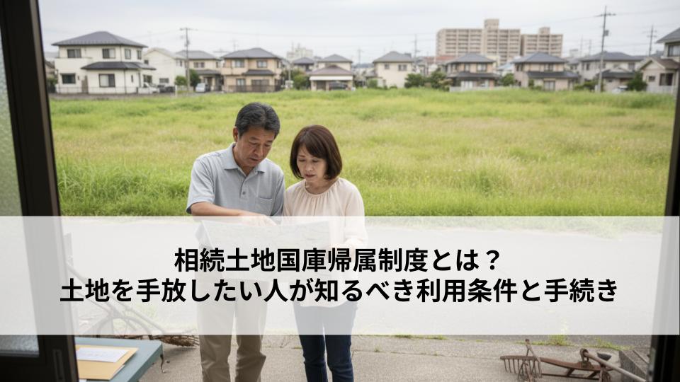 相続土地国庫帰属制度とは？土地を手放したい人が知るべき利用条件と手続き